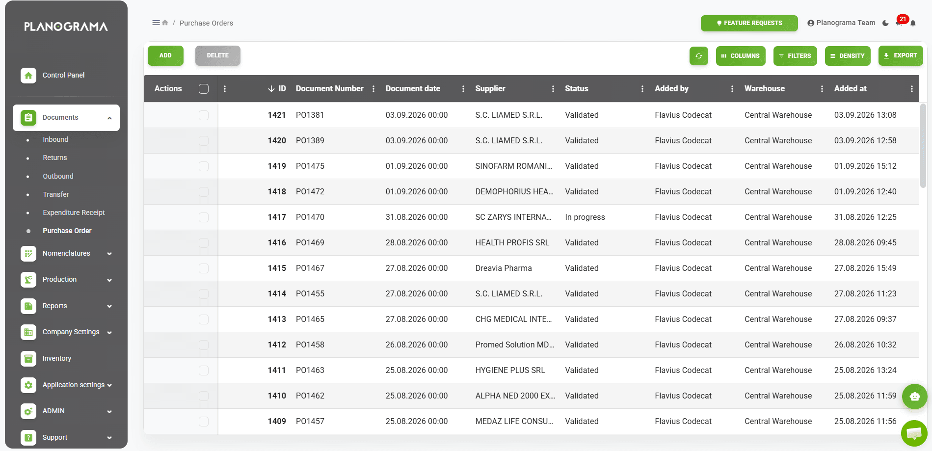 Planograma-App-Dashboard